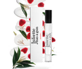 Mmmm... by Juliette has a gun travel spray packshot with ingredients