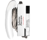 Not a Perfume by Juliette has a gun travel spray packshot with ingredients