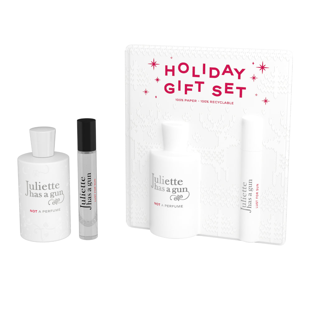 Holiday Gift Set 2023 packshot Juliette has a gun Not a Perfume Lust for Sun