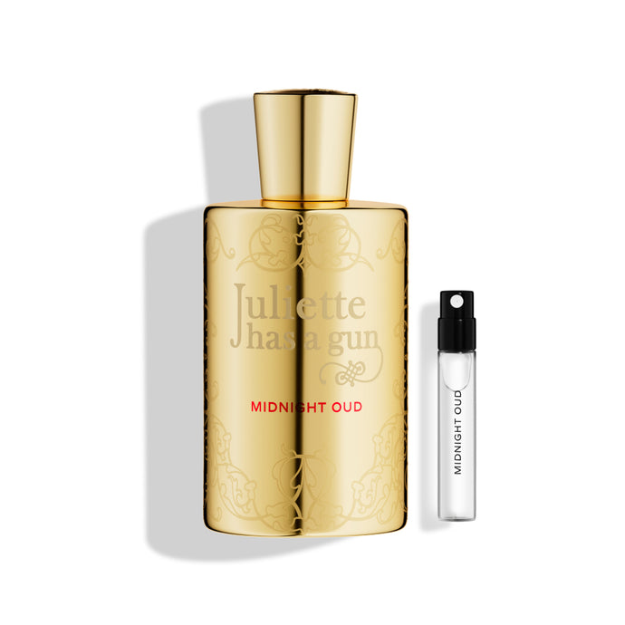 Midnight Oud perfume 100ml and vial