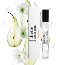 Pear Inc by Juliette has a gun travel spray packshot with ingredients