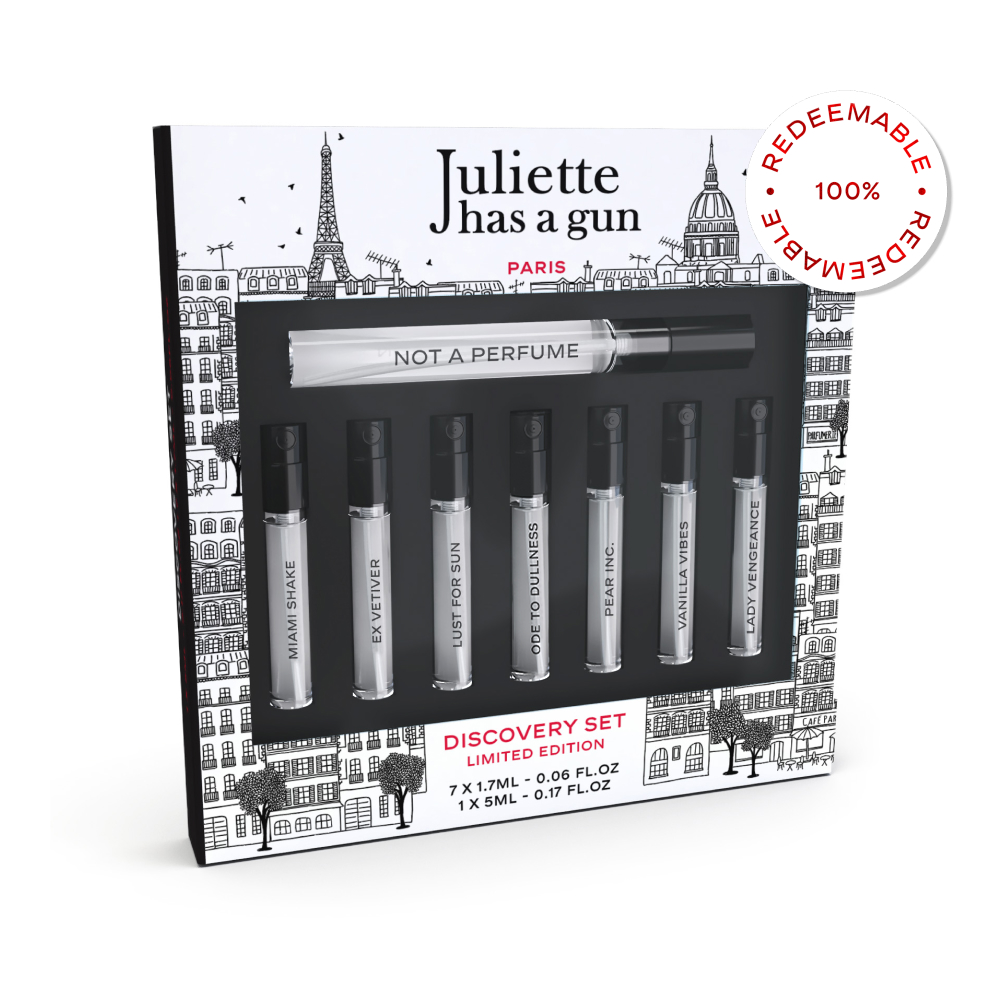 Travel sizes – Juliette has a gun